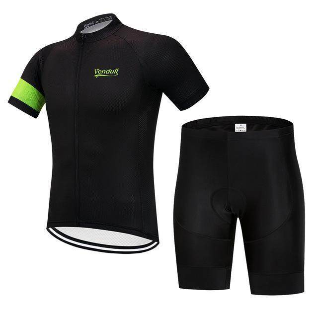 Men's Cycling Set - Green Sleek