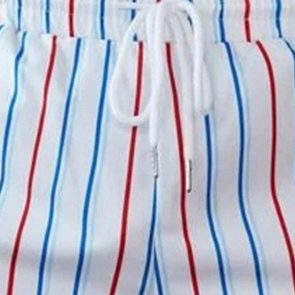Men's Striped Shorts - Basic and Digital Printed Designs for Style and Comfort - HOPE Athlete Apparel & Wellness 