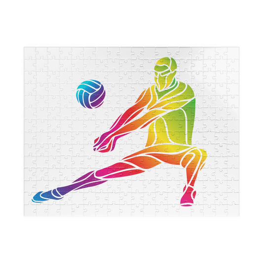 Colorful Volleyball Puzzle for Sports Lovers, Customized 110-1014 Piece Jigsaw, Perfect Gift for Sports Events, Family Nights, Game [...]