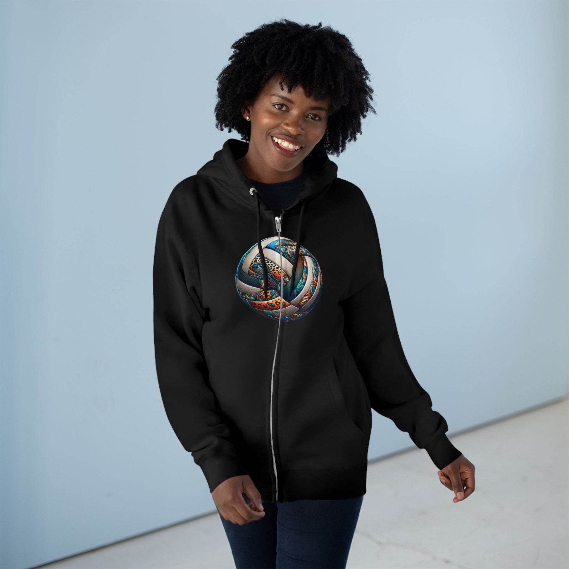 Women's Vibrant Volleyball Graphic for Streetwear Lovers - HOPE Athlete Apparel & Wellness 