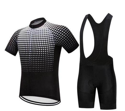 Men's Cycling Set - White Dots