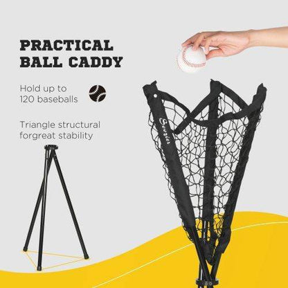 Baseball Practice Net with Strike Zone, Tee, Caddy, and Carry Bag -