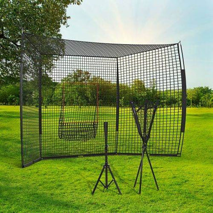 Baseball Practice Net with Strike Zone, Tee, Caddy, and Carry Bag -