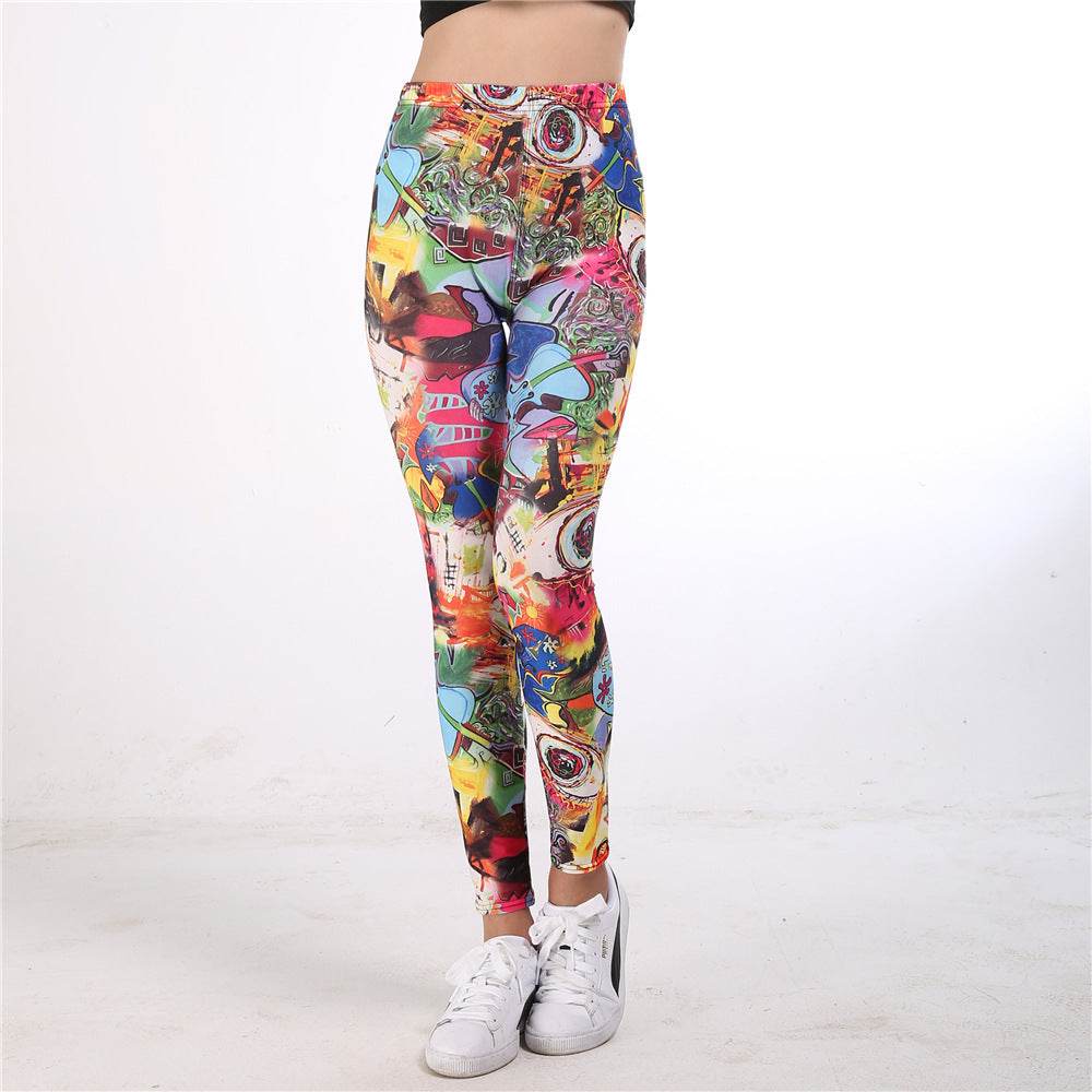 Doodle sport yoga pants - HOPE Athlete Apparel and Wellness