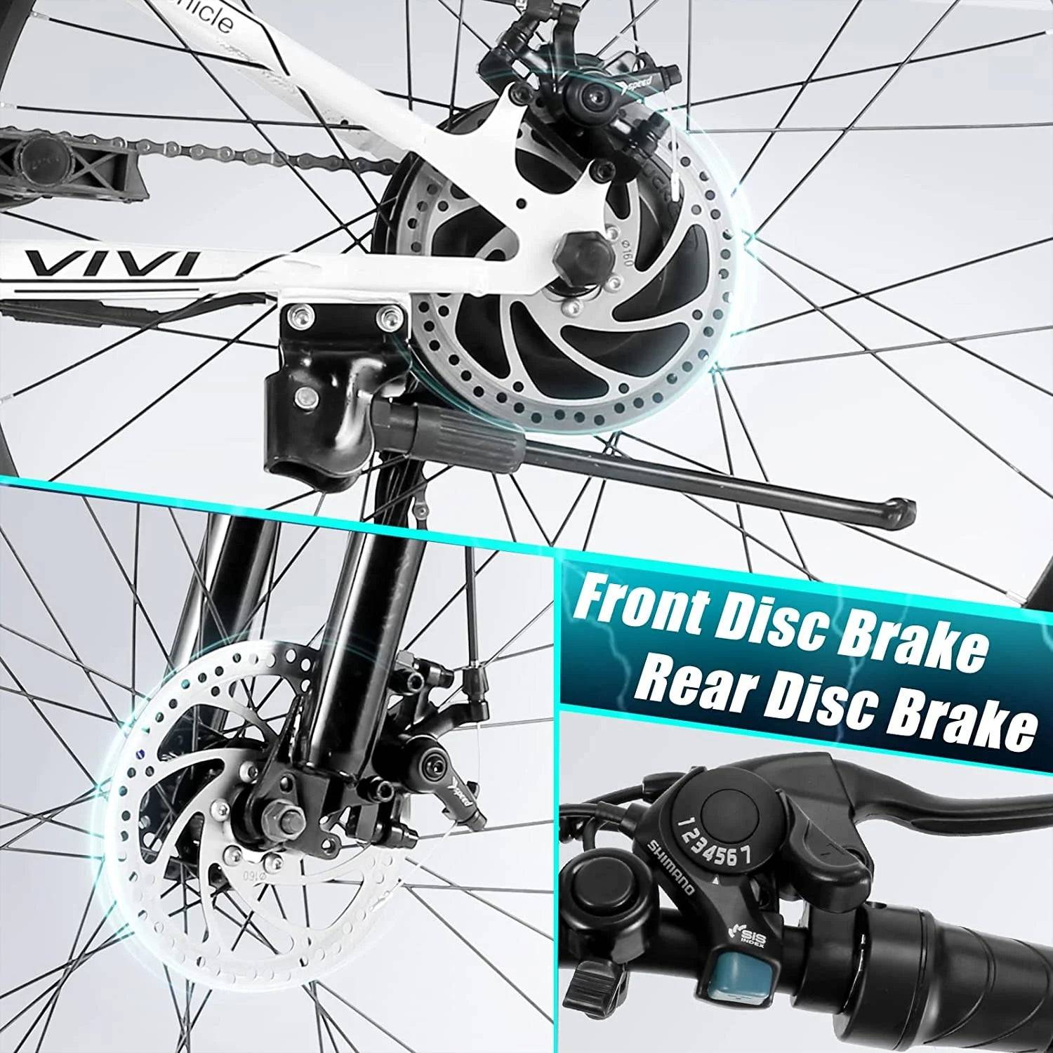 Electric Bike 26" Folding Electric Mountain Bike 26' for Commuting and Adventure -