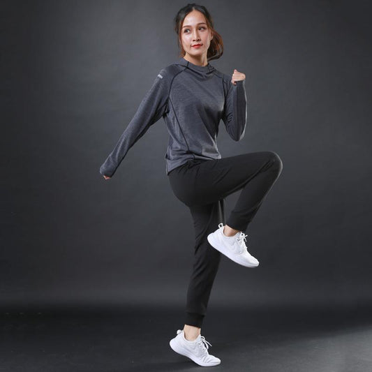Women Long Sleeve Fitness T-Shirt - Thin Athletic Top for Activewear