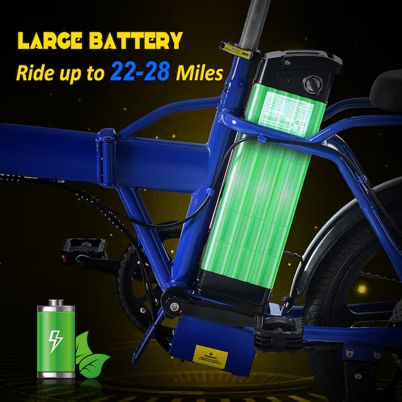 16-In Adult Unisex E-Bike