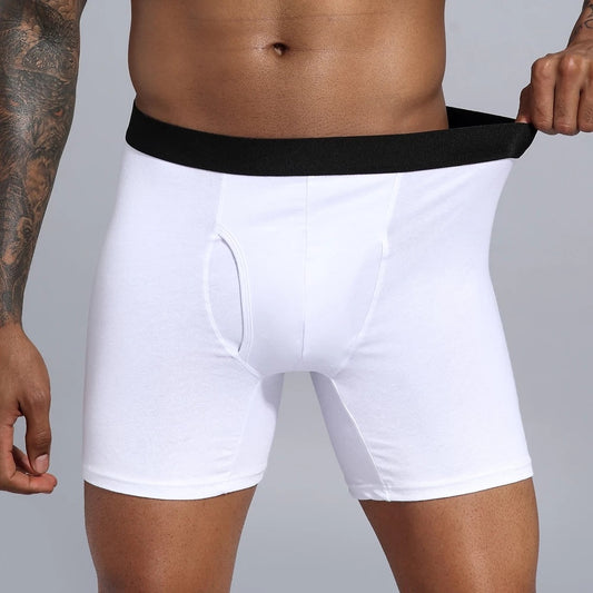 Men's Cotton Boxer Shorts - Comfortable Underwear