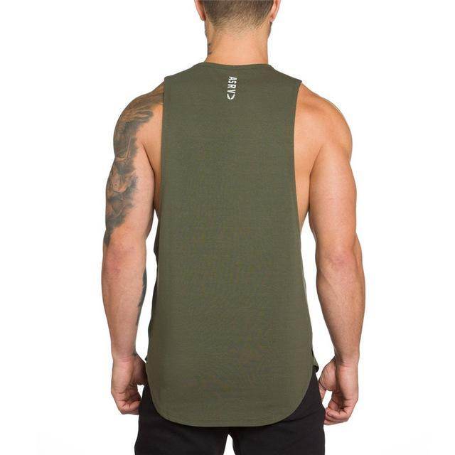 Men's Long Tank Top - Muscle Workout T-Shirt for Bodybuilding & Gym - HOPE Athlete Apparel and Wellness