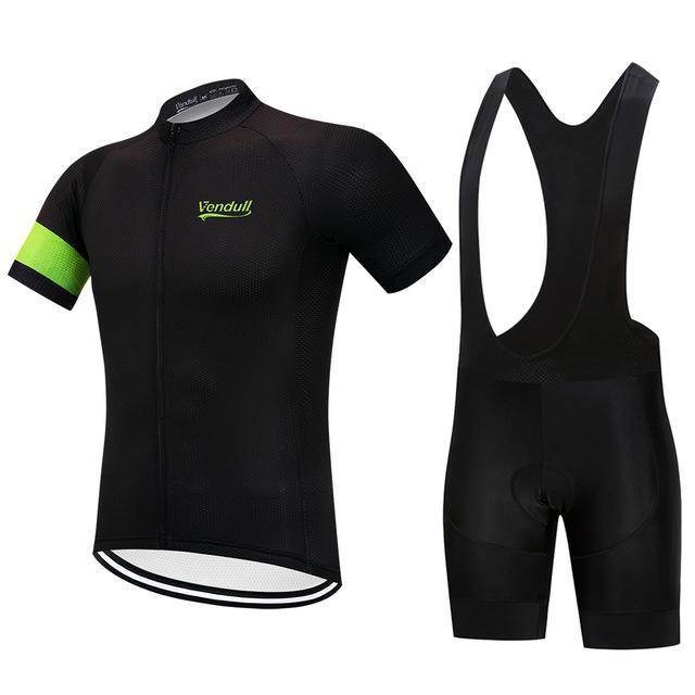 Men's Cycling Set - Green Sleek