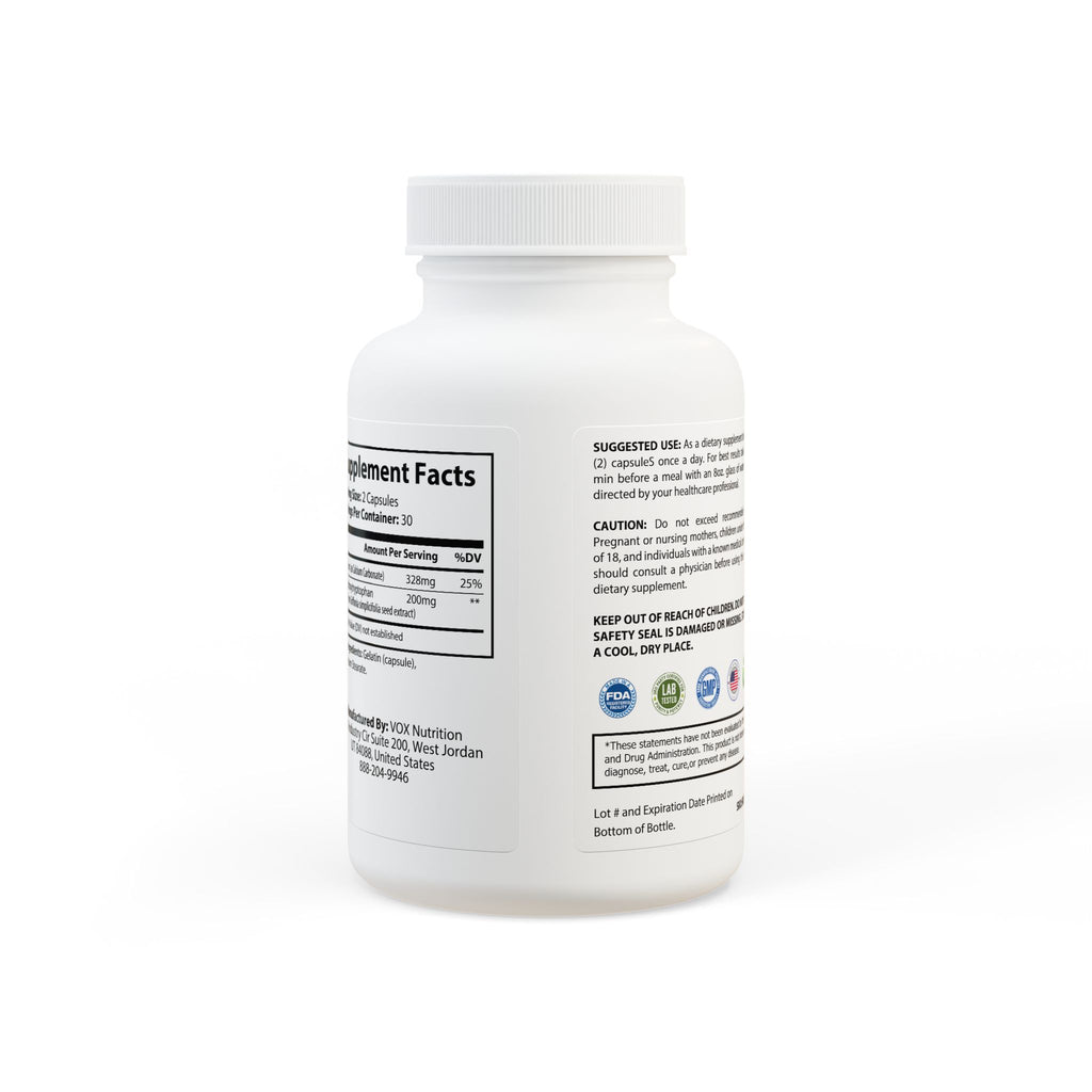 5-HTP Supplement (60 Capsules) - HOPE Athlete Apparel and Wellness