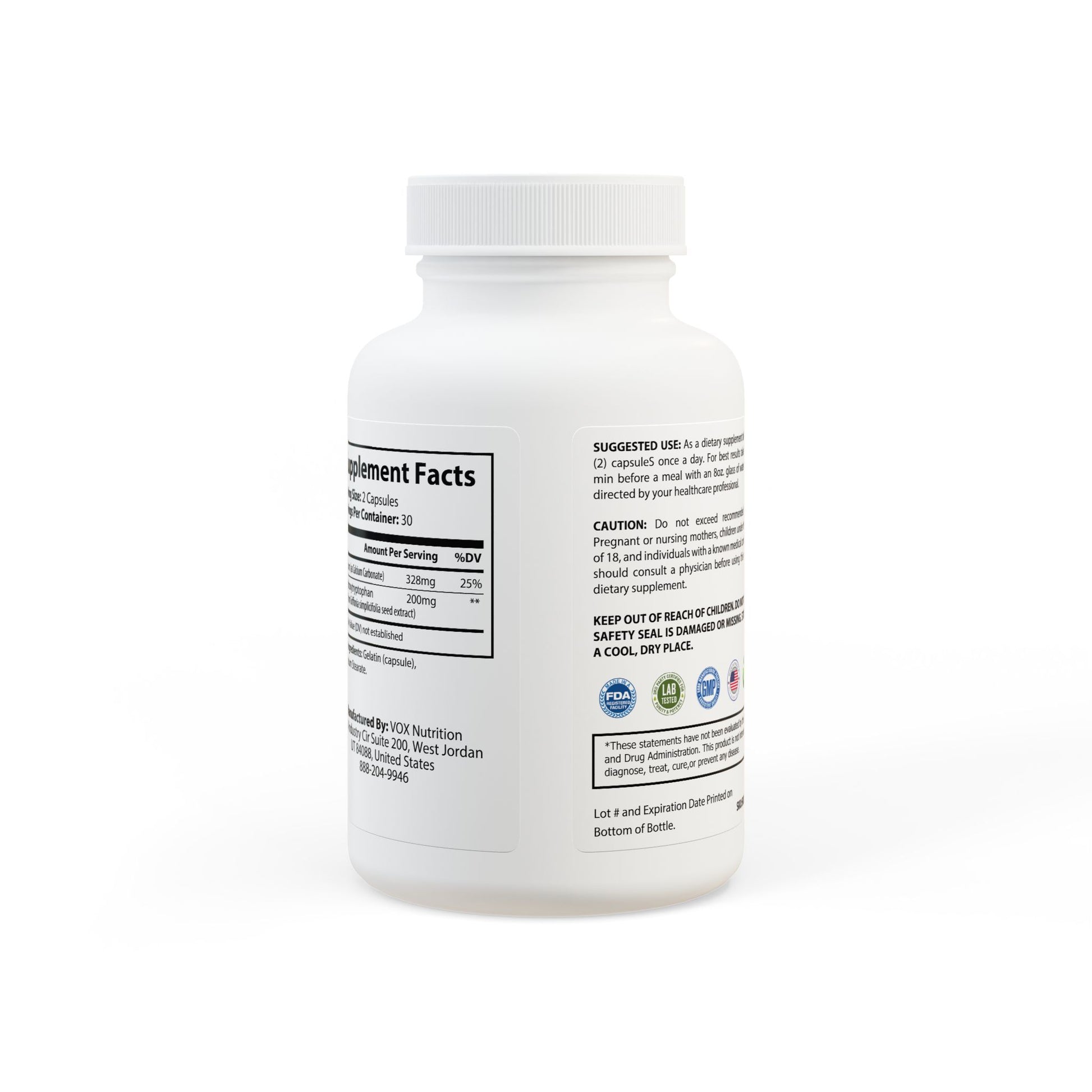 5-HTP Supplement (60 Capsules) - HOPE Athlete Apparel and Wellness