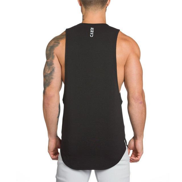 Men's Long Tank Top - Muscle Workout T-Shirt for Bodybuilding & Gym - HOPE Athlete Apparel and Wellness