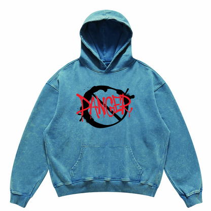 Men's Oversized Faded Hoodie