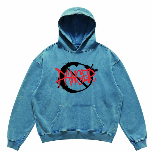 Men's Oversized Faded Hoodie