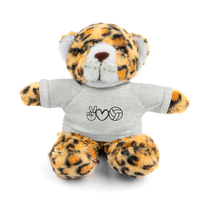 Cute Volleyball Teddy Bear with Tee, Stuffed Animal Gift