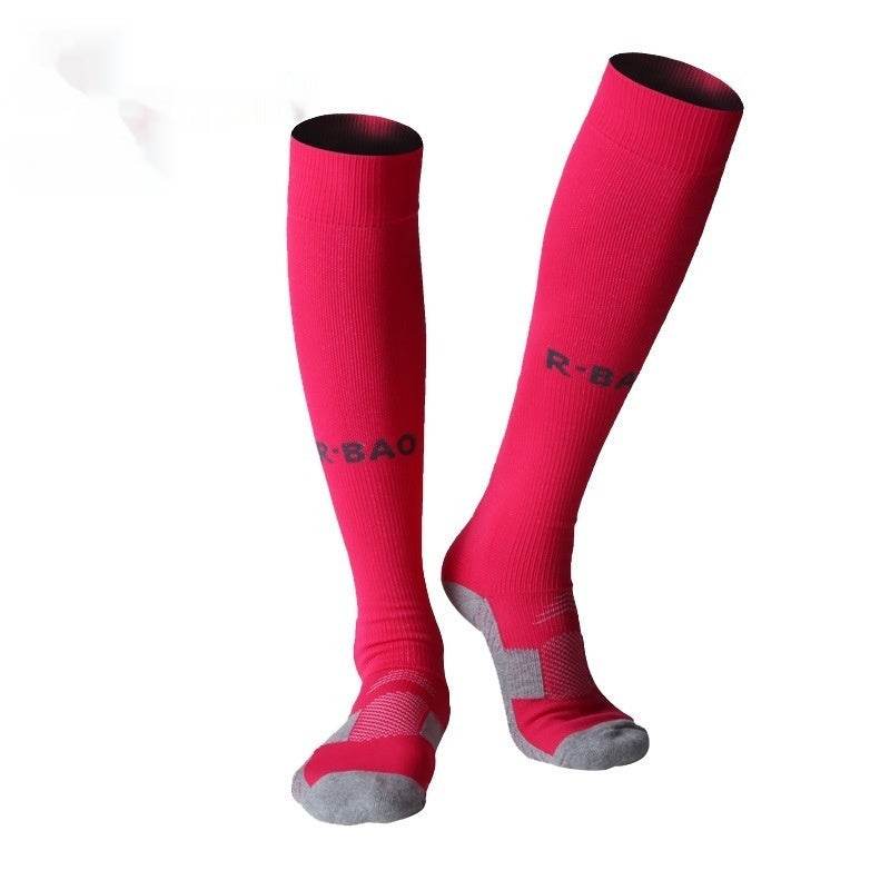 Towel Bottom Long Soccer Socks – Ankle Support & Calf Protection - HOPE Athlete Apparel & Wellness 