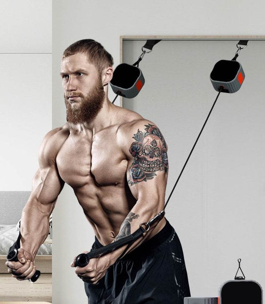 Multifunctional Fitness Strength Resistance Training Chest Expander Dumbbell Rowing Machine Exercise Chest Muscle Comprehensive Fitness Equipment - HOPE Athlete Apparel & Wellness 