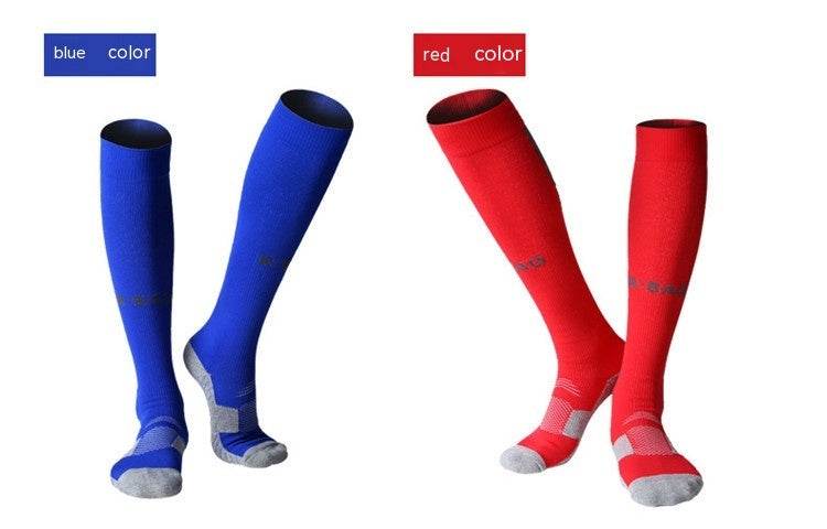 Towel Bottom Long Soccer Socks – Ankle Support & Calf Protection - HOPE Athlete Apparel & Wellness 