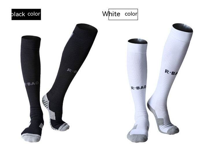 Towel Bottom Long Soccer Socks – Ankle Support & Calf Protection - HOPE Athlete Apparel & Wellness 