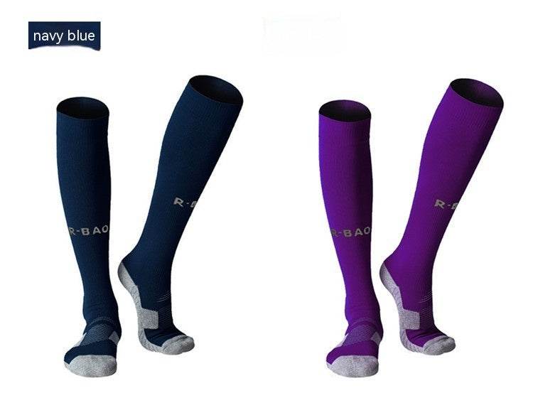 Towel Bottom Long Soccer Socks – Ankle Support & Calf Protection - HOPE Athlete Apparel & Wellness 