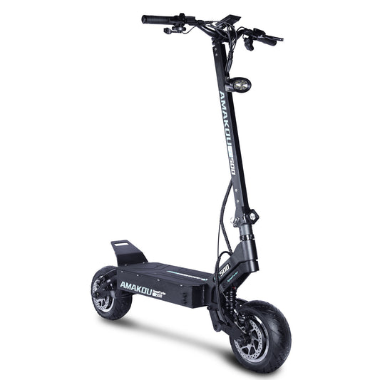 72V Dual Power Electric Scooter - 11" Tire Foldable E-Scooter