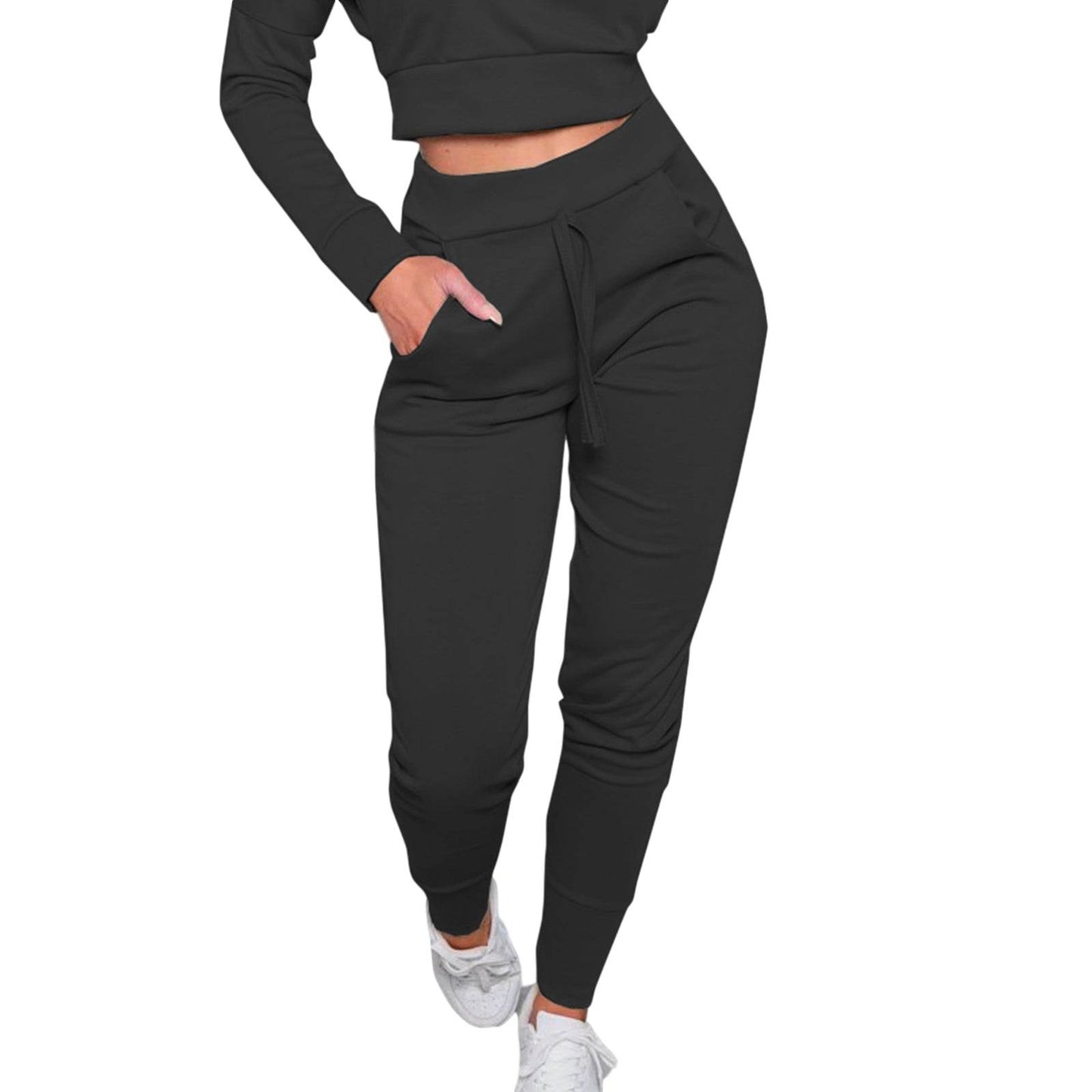 High Waist Sweatpants - Stylish Slim Fit Lace-Up Design - HOPE Athlete Apparel & Wellness 