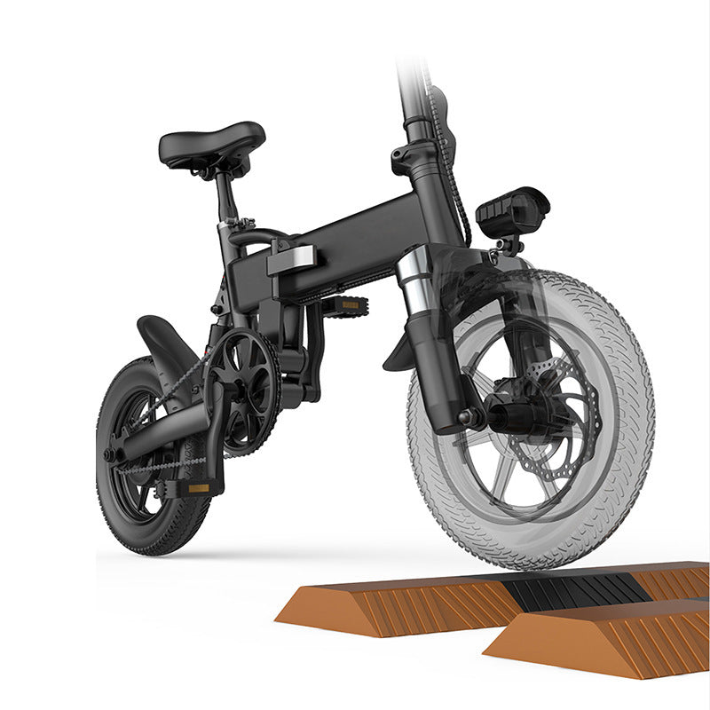 14 Inch Electric Bicycle - Folding E-Bike with 250W Motor - HOPE Athlete Apparel and Wellness