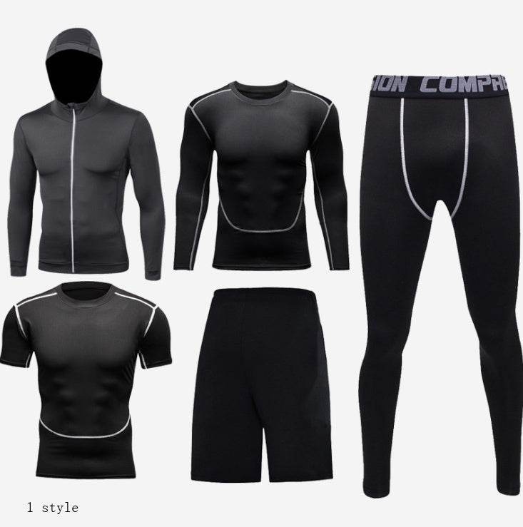 Men's Fitness Clothing Set - High-Performance Basketball Tights - HOPE Athlete Apparel and Wellness