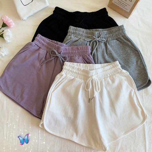 High-Waist Athletic Shorts for Women/Men - Comfortable & Supportive