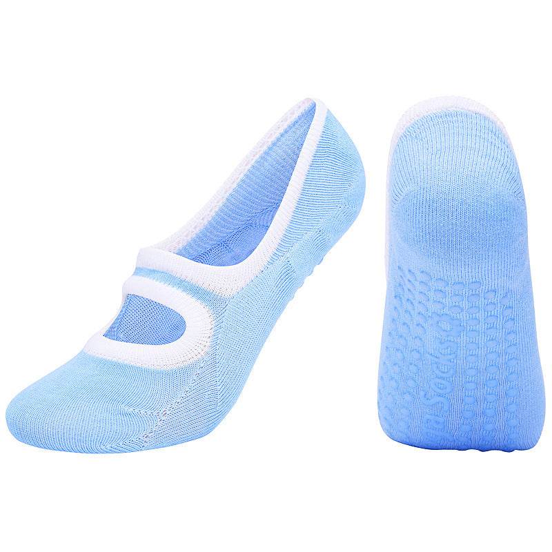 Non-Slip Gym Socks for Indoor Floor Grip with Open-Back Design - HOPE Athlete Apparel & Wellness 