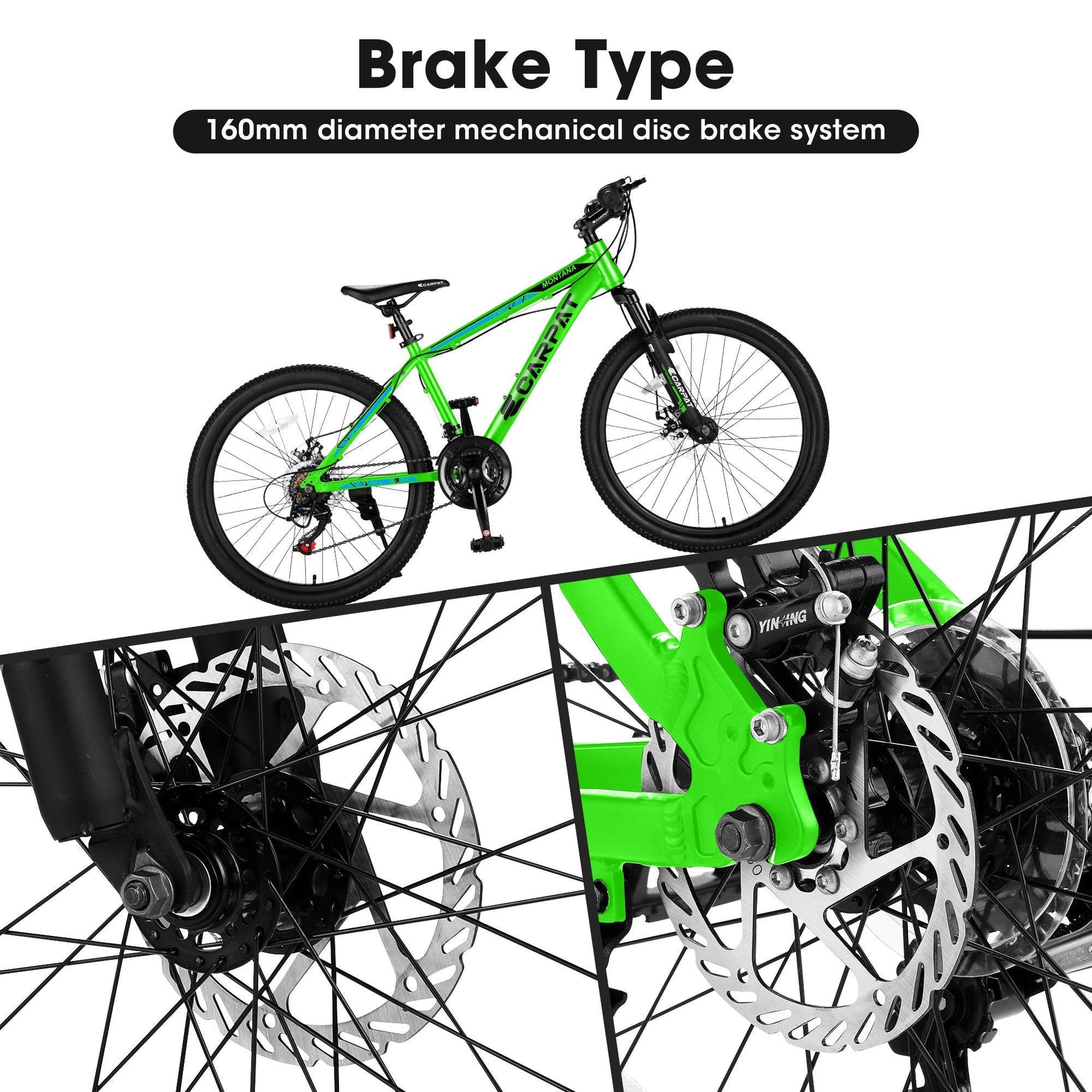 A24299 24-Inch Mountain Bike – Aluminum Frame, Shimano 21-Speed - HOPE Athlete Apparel and Wellness