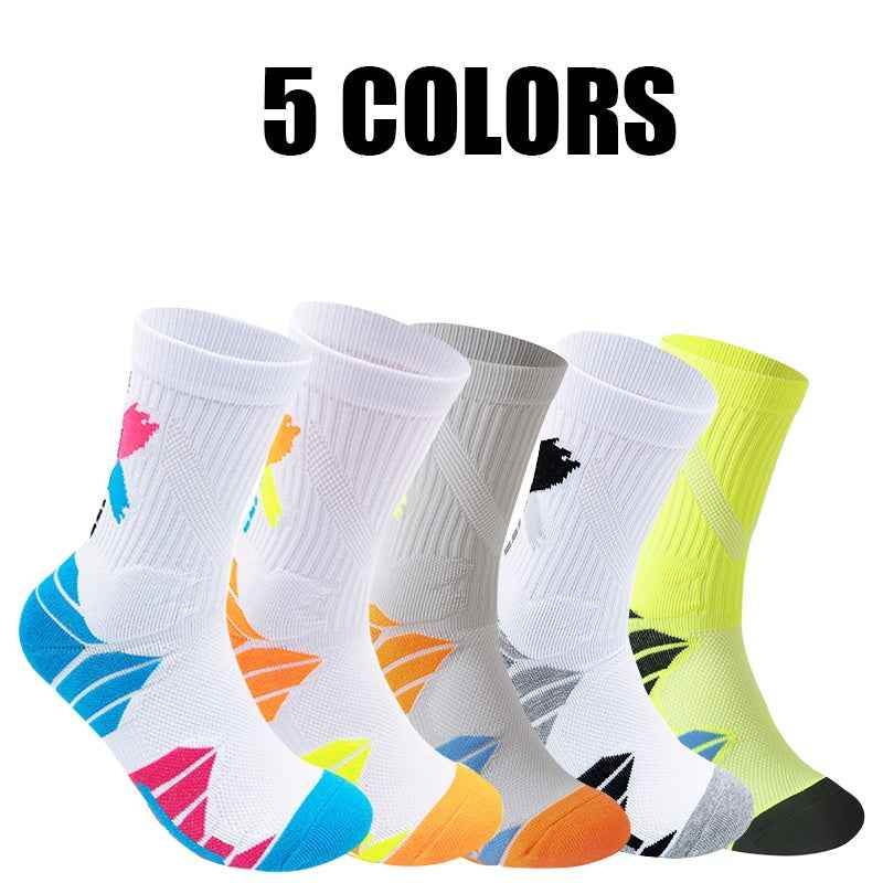 5 Pairs For Men Compression Running Socks Athletic Socks