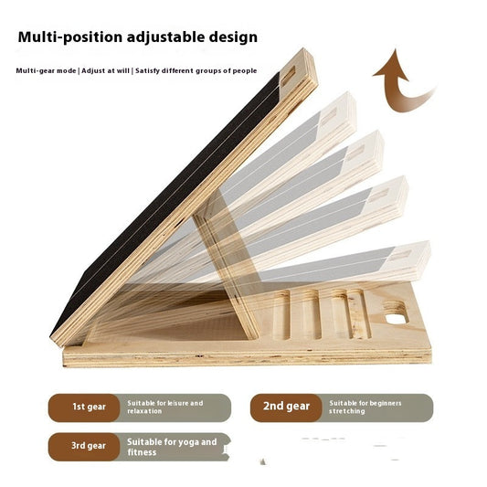 Wooden Stretch Board - Multi-Gear Fitness for Flexibility & Strength