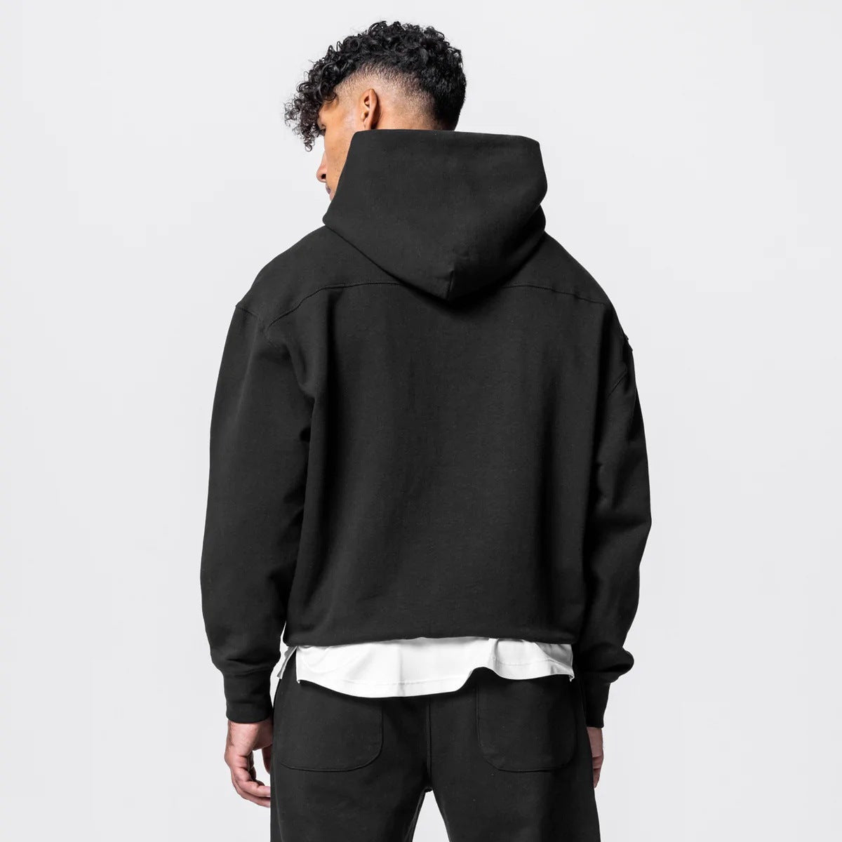 Men's Thick Cotton Hoodies Training Sets Casual Sports Kits Pullover Hooded Top With Pants Sweatshirts Gym Running Tracksuits - HOPE Athlete Apparel and Wellness