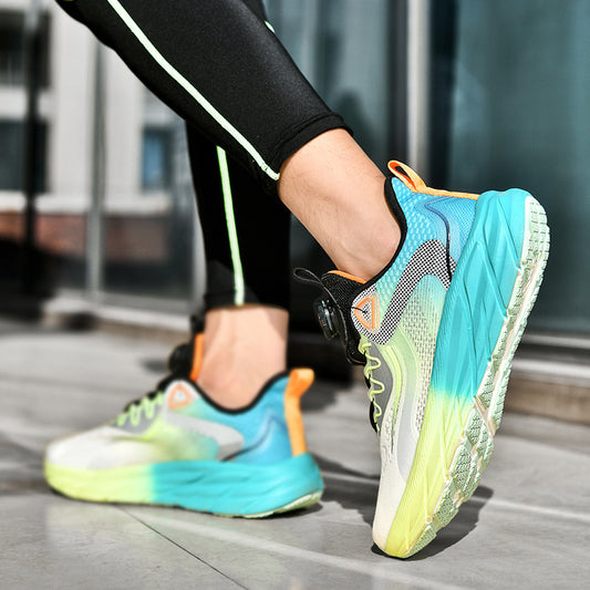 Wide Size Breathable Running Shoes - Mesh & Soft Bottom