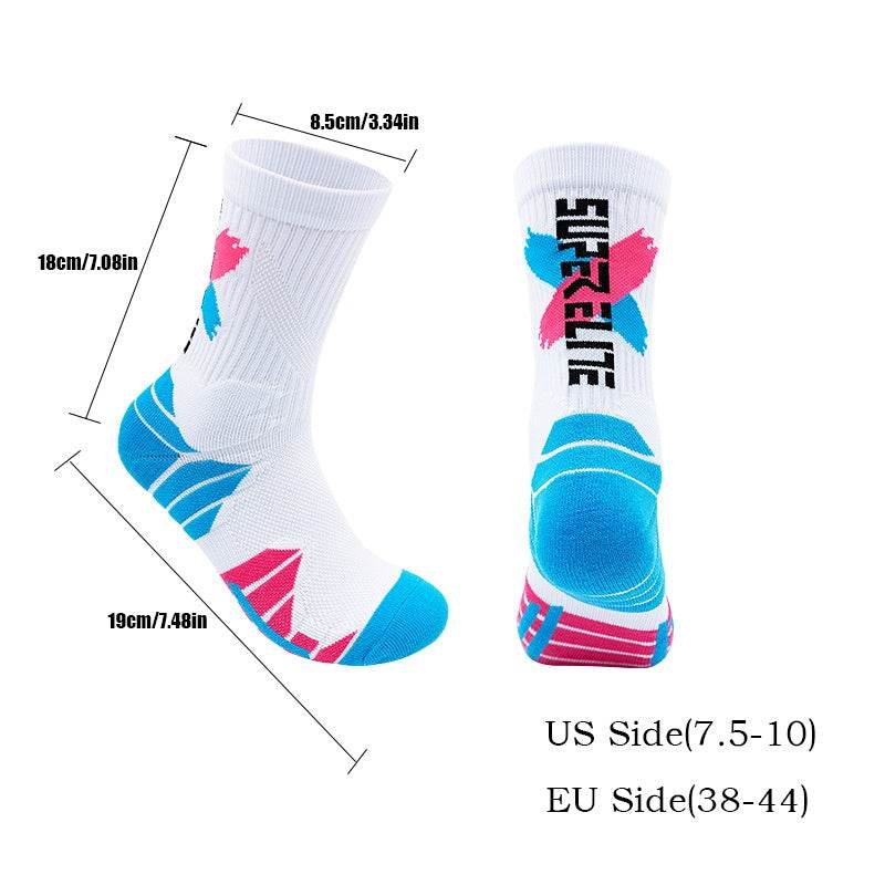 5 Pairs For Men Compression Running Socks Athletic Socks