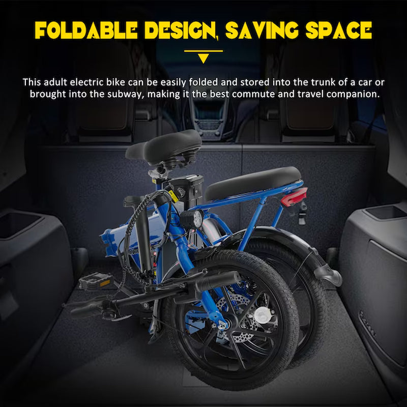 16-In Adult Unisex E-Bike