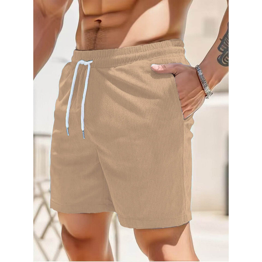 Pure Color Corduroy Sports Pants - Simple Tied Design - HOPE Athlete Apparel & Wellness 