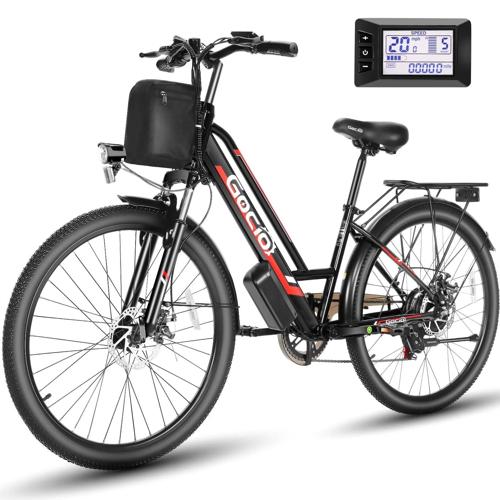 Electric Bike for Adults - 48V Electric Bicycle, 19.8Mph Cruiser Ebike -