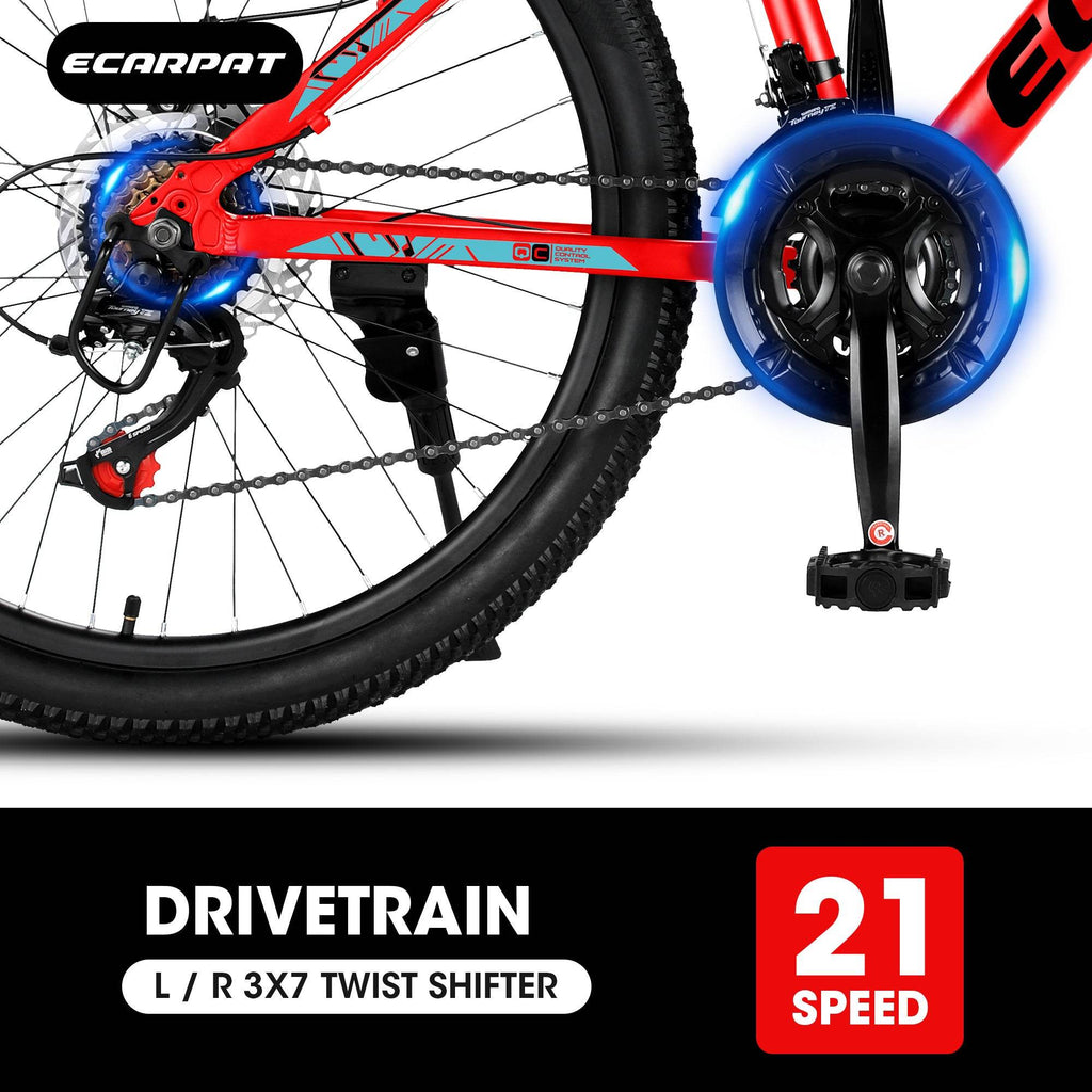 A24299 24-Inch Mountain Bike – Aluminum Frame, Shimano 21-Speed - HOPE Athlete Apparel and Wellness