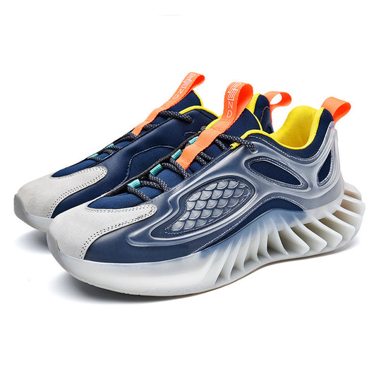 Wide Size Running Shoes - Men's Low-Top Sports Shoes
