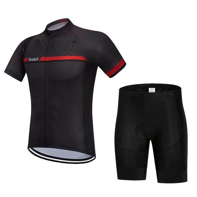 Men's Cycling Set - Black Spider