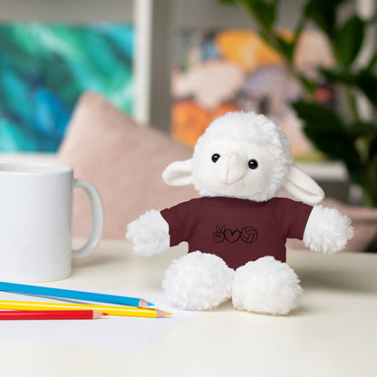 Cute Volleyball Teddy Bear with Tee, Stuffed Animal Gift