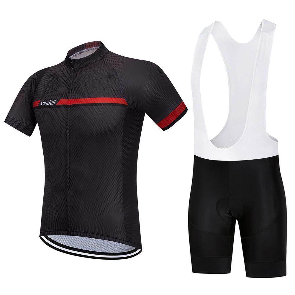 Men's Cycling Set - Black Spider