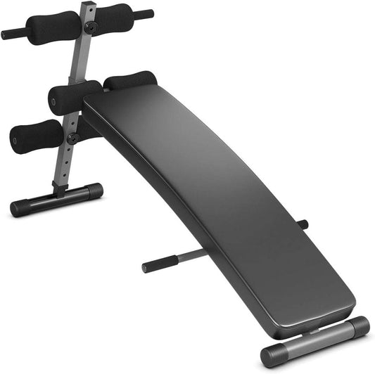 Sit Up Bench Adjustable for Home Workouts - Essential Fitness Equipment for Strength Training with Adjustable Sit Up Bench -