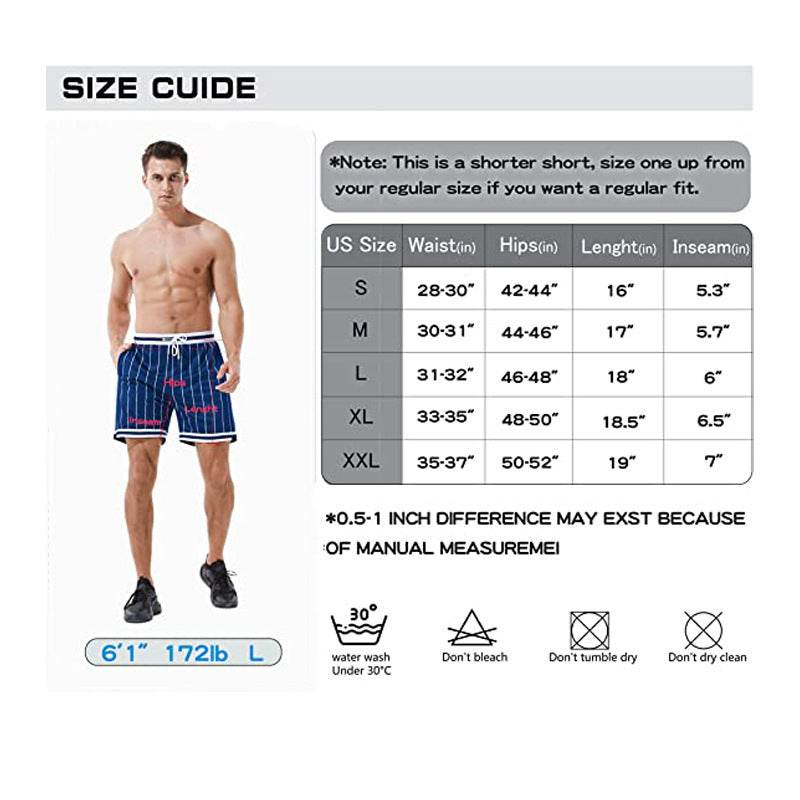 Men's Basketball Shorts - Breathable Polyester Casual Wear - HOPE Athlete Apparel & Wellness 