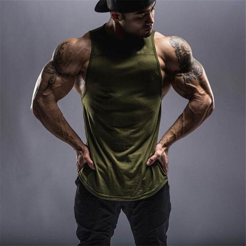 Men's Sports Vest - Cotton Bodybuilding Fitness Tee - HOPE Athlete Apparel and Wellness