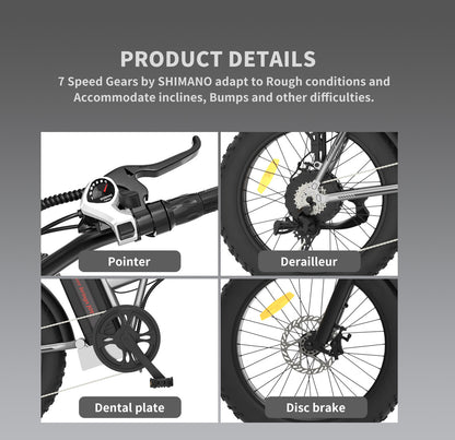 Foldable Fat Tire Electric Bike