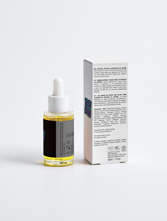 Natural Retinol Alternative Oil Serum for Youthful Skin and Radiant Glow